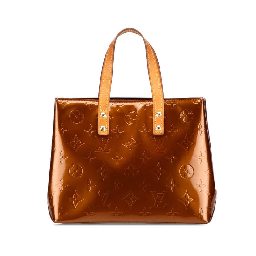 Louis Vuitton Monogram Vernis Reade PM Brown Leather Good condition - Front View