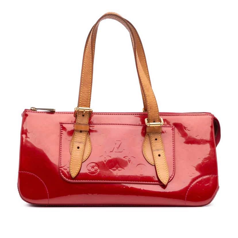 Louis Vuitton Monogram Vernis Rosewood Avenue Red Leather Good condition - Front View