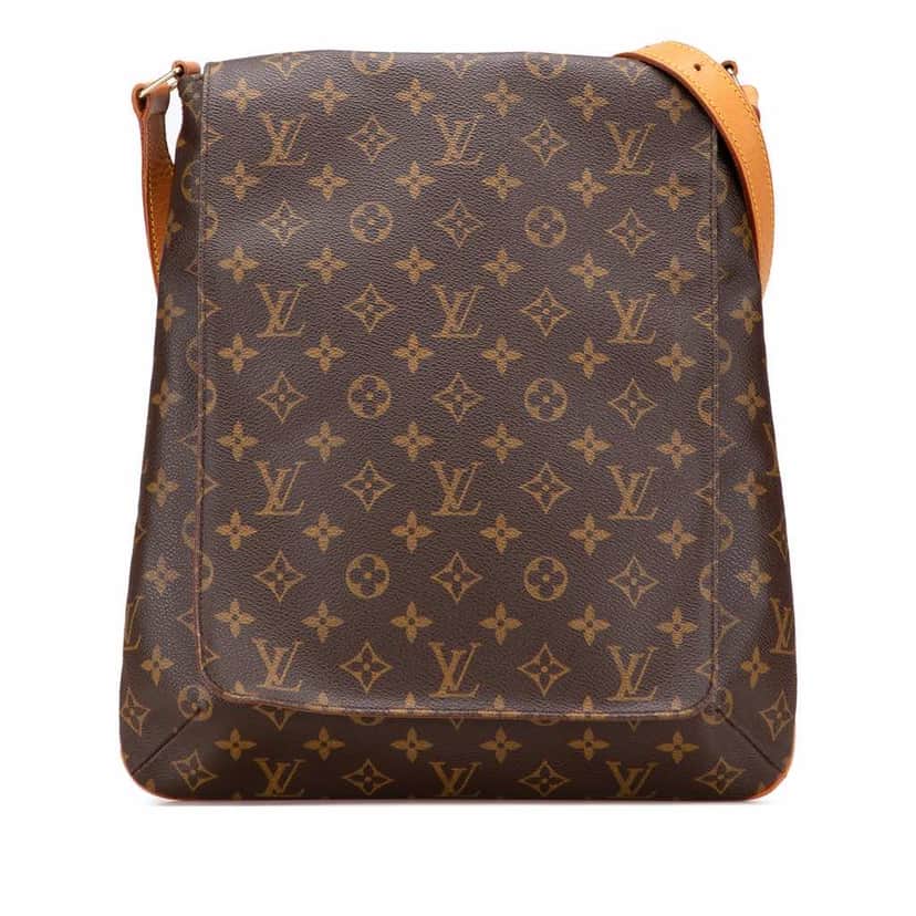 Louis Vuitton Monogram Musette Salsa GM Brown Canvas Good condition - Front View