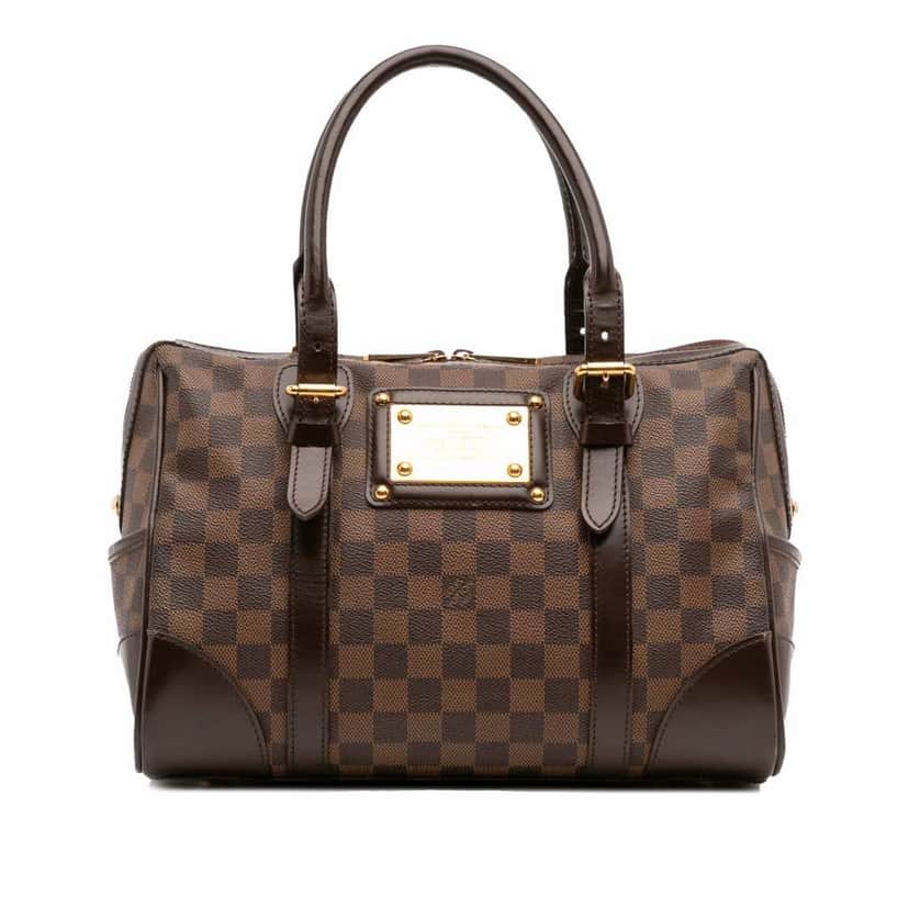 Louis Vuitton Damier Ebene Berkeley Brown Canvas Good condition - Front View