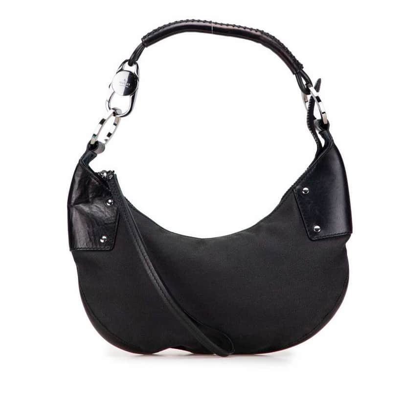 Gucci Canvas Hobo Black Denim Good condition - Front View