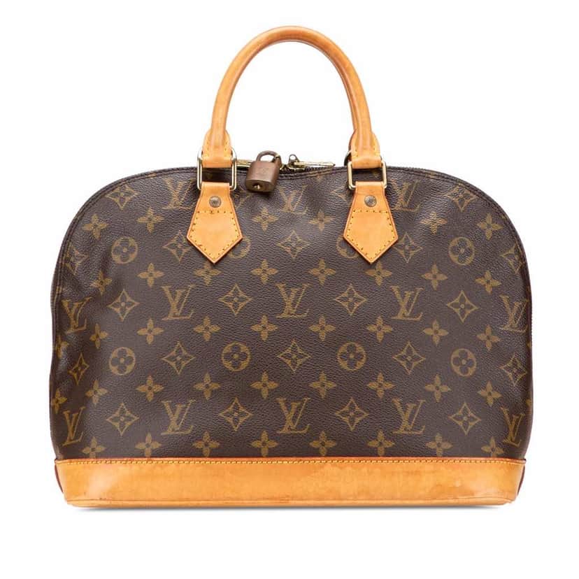 Louis Vuitton Monogram Alma PM Brown Canvas Good condition - Front View