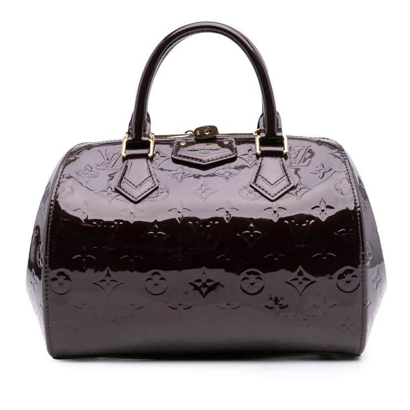 Louis Vuitton Monogram Vernis Montana Purple Leather Good condition - Front View