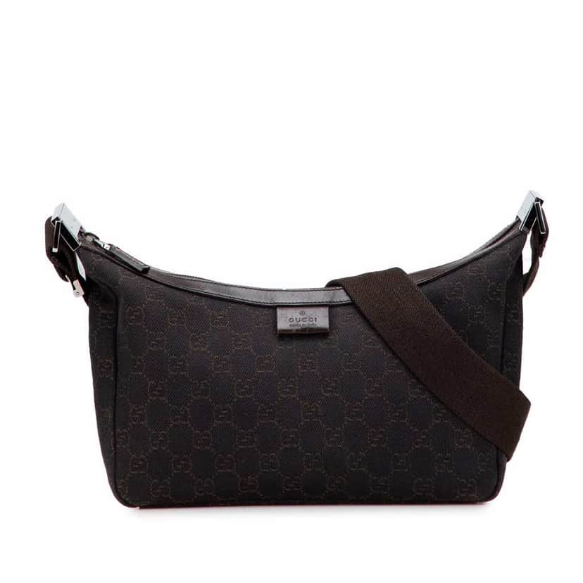 Gucci GG Denim Crossbody Brown Denim Good condition - Front View