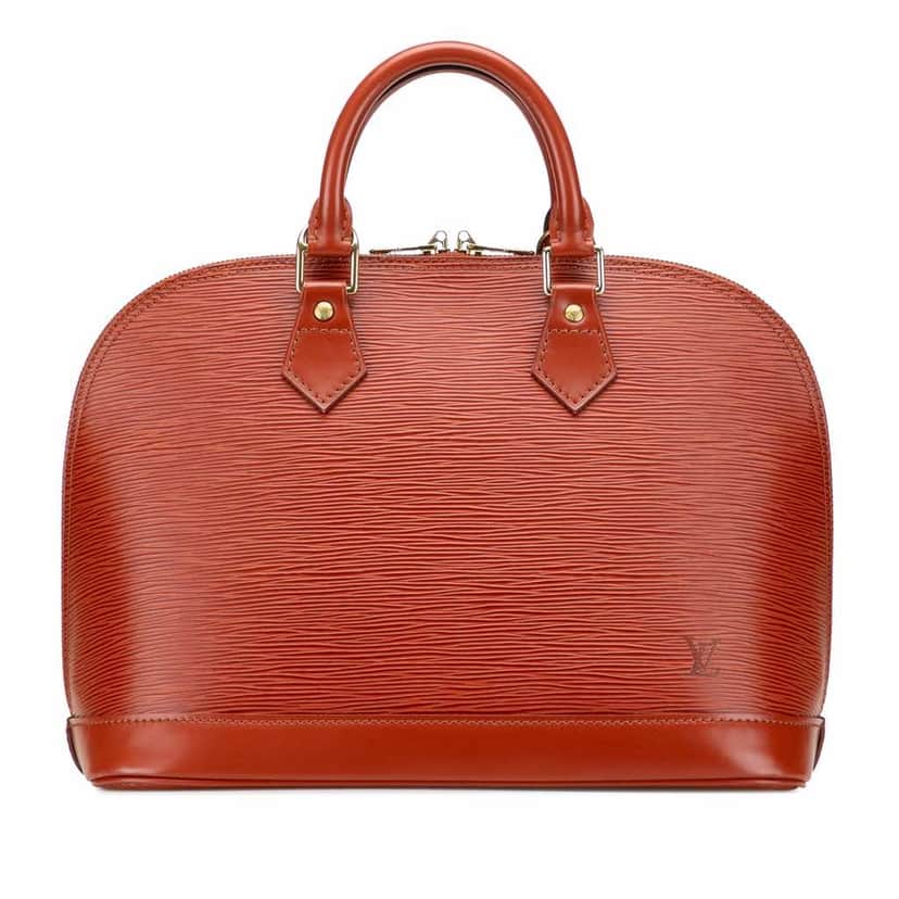 Louis Vuitton Epi Alma PM Brown Leather Good condition - Front View