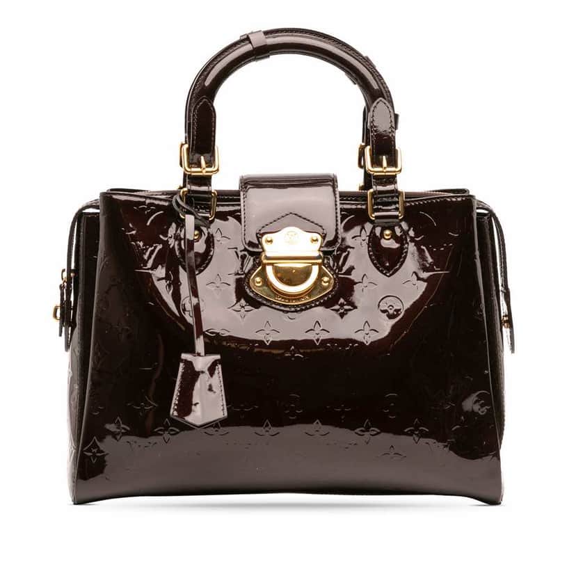 Louis Vuitton Monogram Vernis Melrose Avenue Purple Leather Good condition - Front View