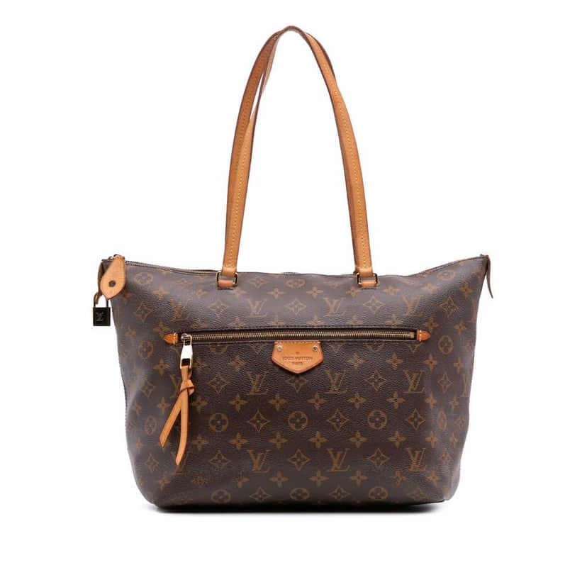 Louis Vuitton Monogram Iena MM Brown Canvas Good condition - Front View