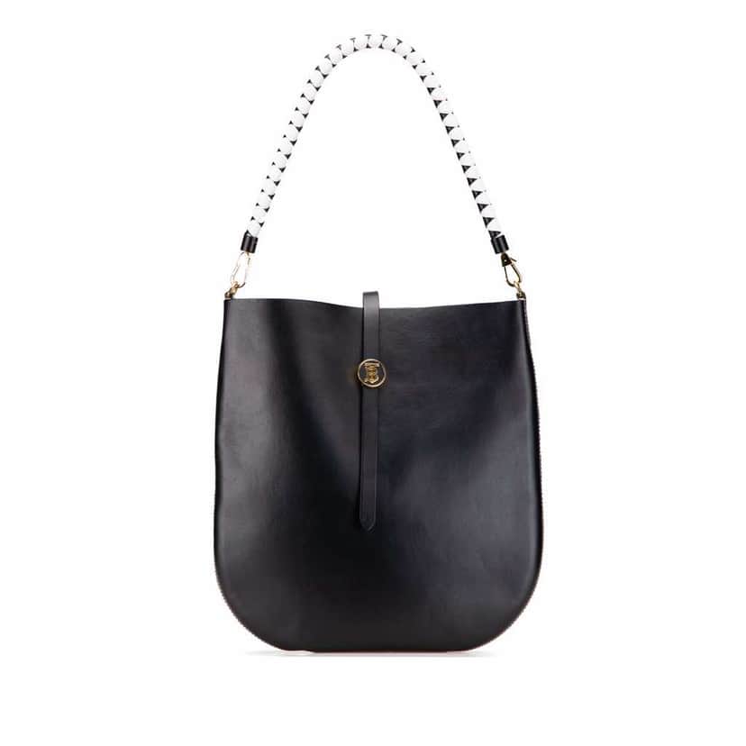 Burberry Leather TB Anne Hobo Black Leather Good condition - Front View