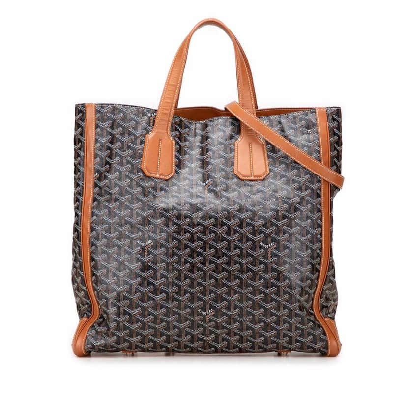 Goyard Goyardine Voltaire Black Canvas Good condition - Front View