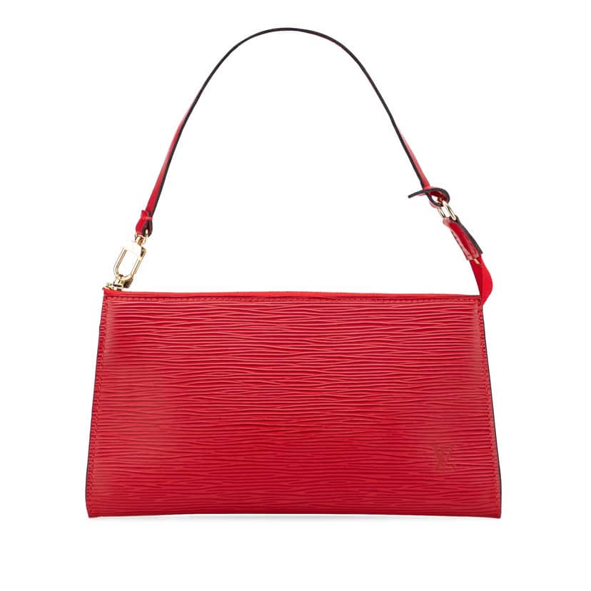 Louis Vuitton Epi Pochette Accessoires Red Leather Good condition - Front View