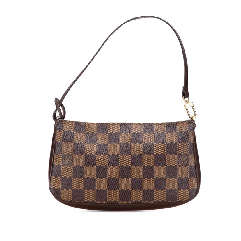 Louis Vuitton Damier Ebene Navona Brown Canvas Fair condition - Front View