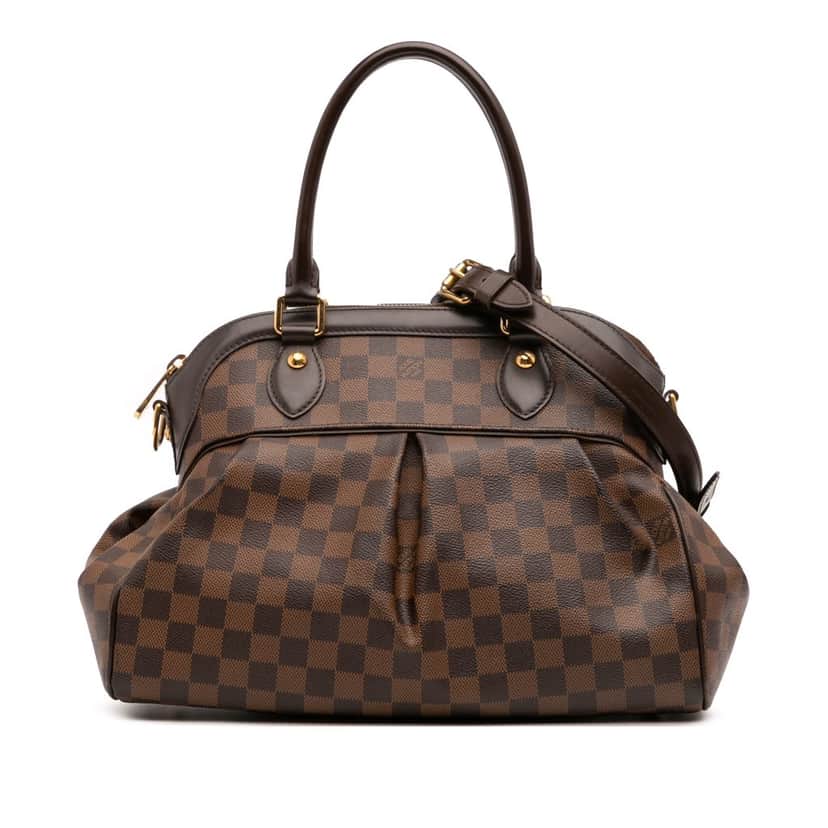 Louis Vuitton Damier Ebene Trevi PM Brown Canvas Good condition - Front View