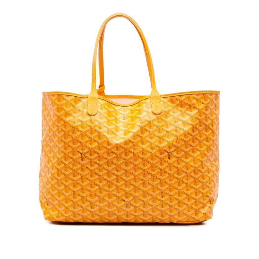 Goyard Goyardine Saint Louis PM Yellow Canvas Good condition - Front View