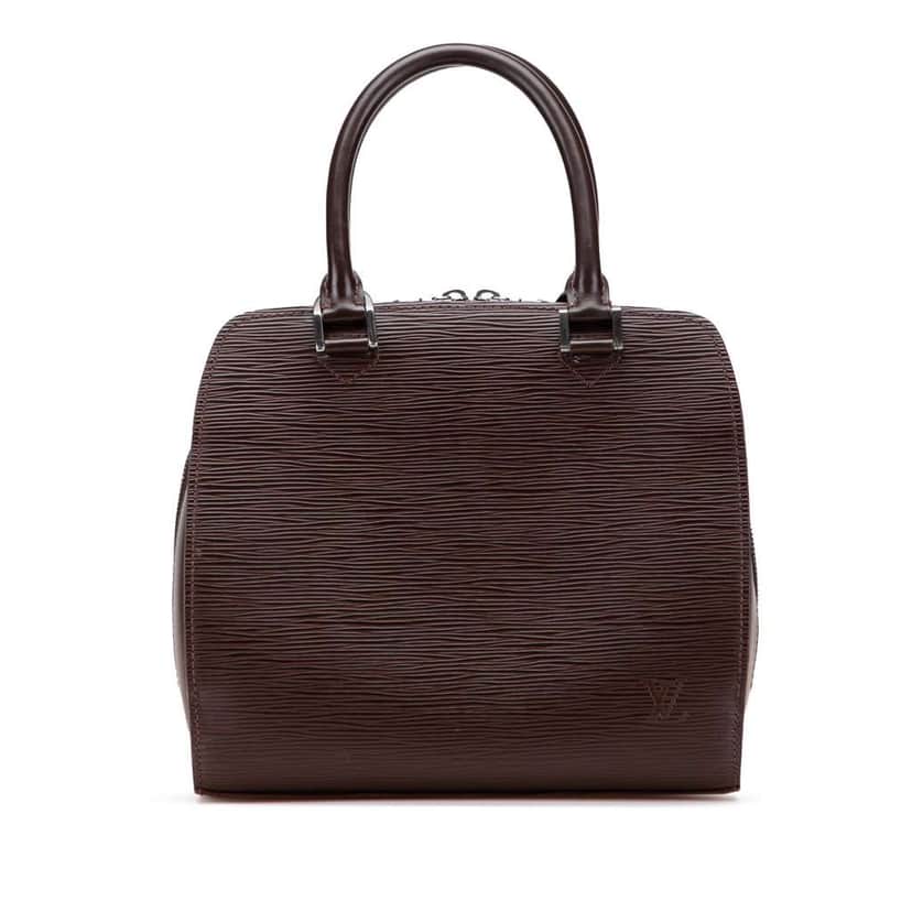 Louis Vuitton Epi Pont Neuf Brown Leather Good condition - Front View