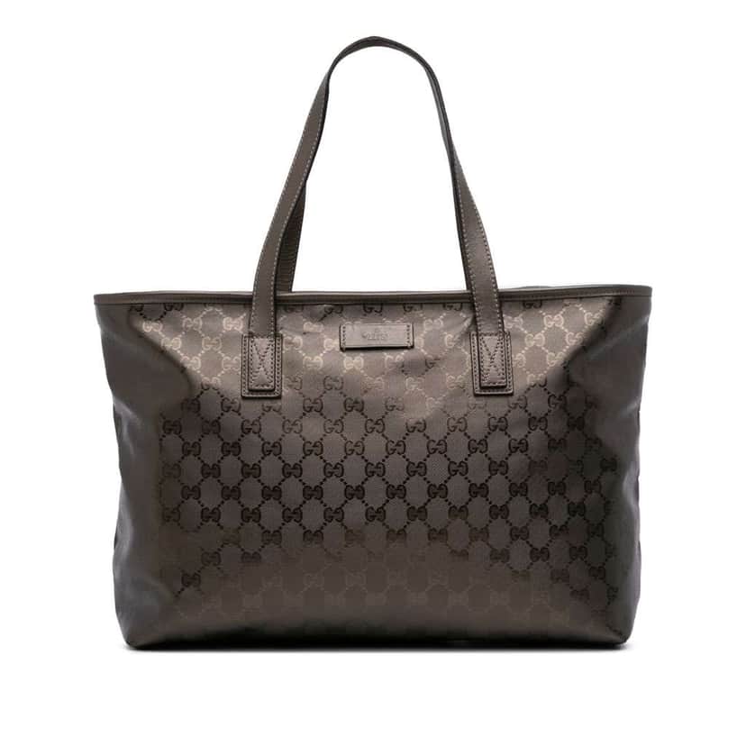 Gucci Medium GG Imprime Tote Gold Canvas Good condition - Front View