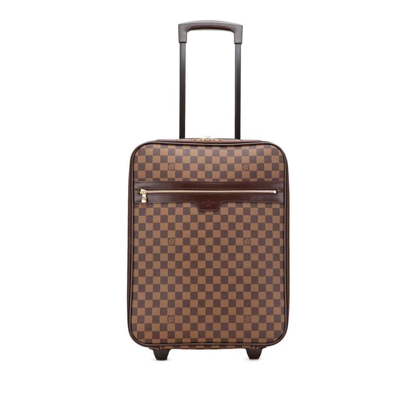 Louis Vuitton Damier Ebene Pegase 45 Brown Canvas Good condition - Front View