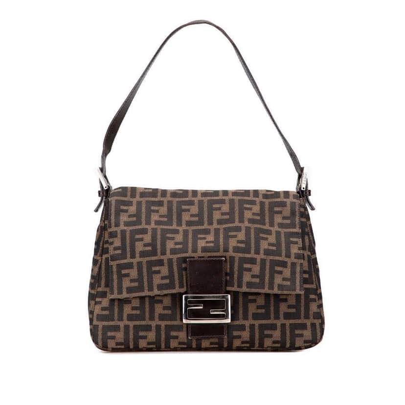 Fendi Zucca Canvas Mamma Forever Brown Canvas Good condition - Front View