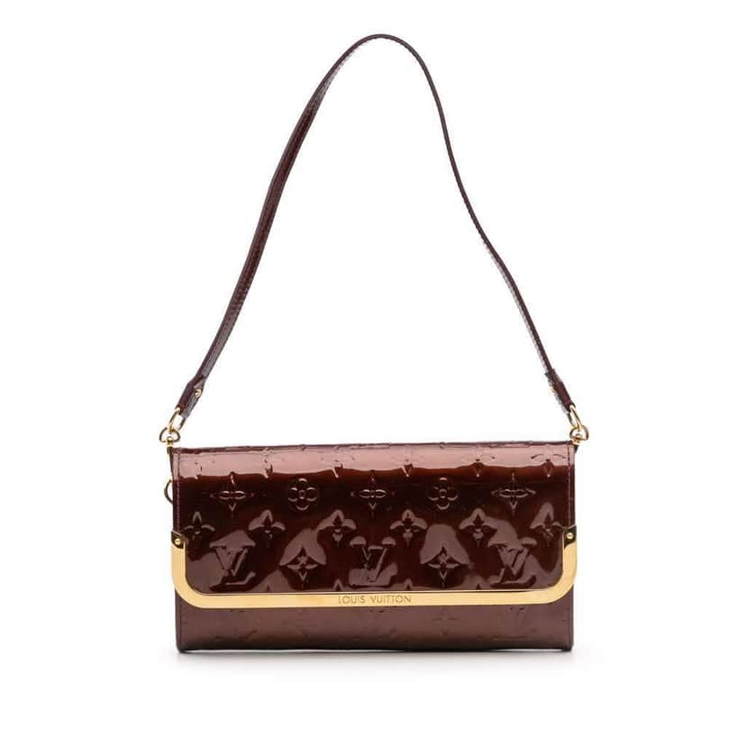 Louis Vuitton Monogram Vernis Rossmore MM Red Leather Good condition - Front View