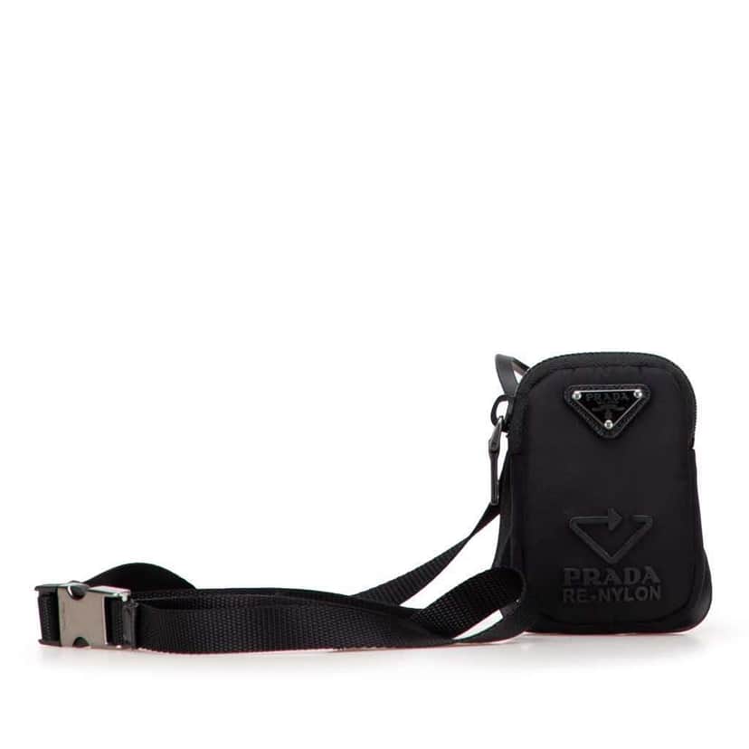 Prada Re Nylon Smartphone Case Black Good condition - Front View