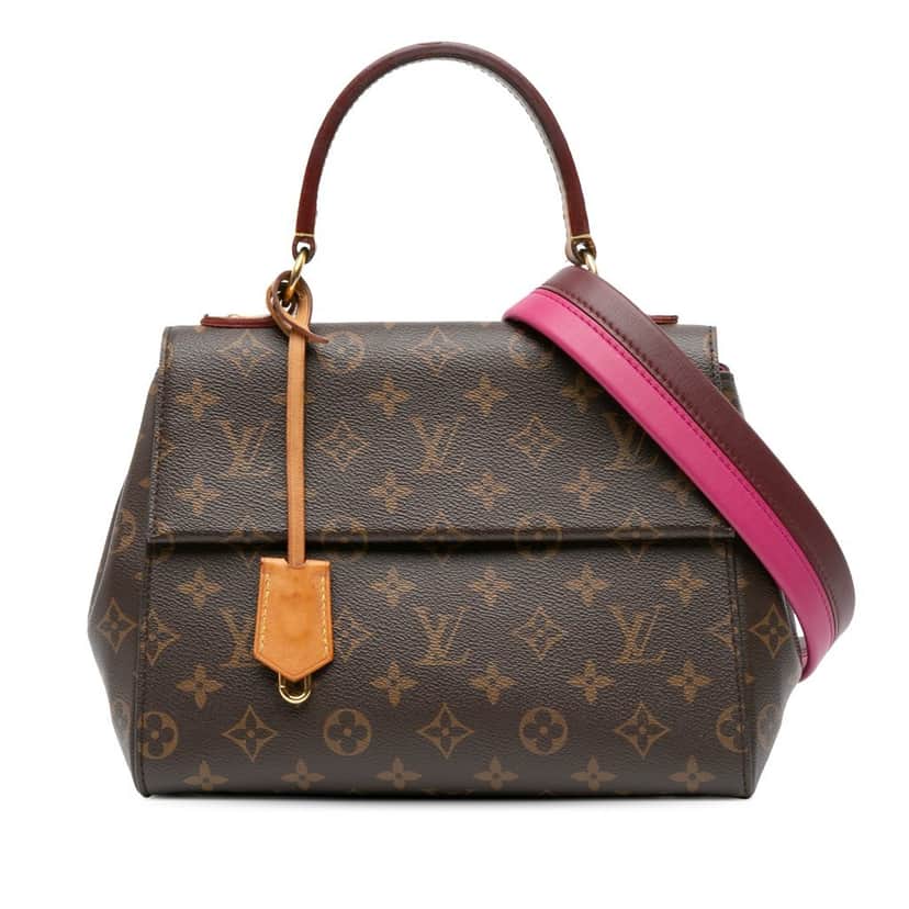 Louis Vuitton Monogram Cluny BB Brown Canvas Good condition - Front View