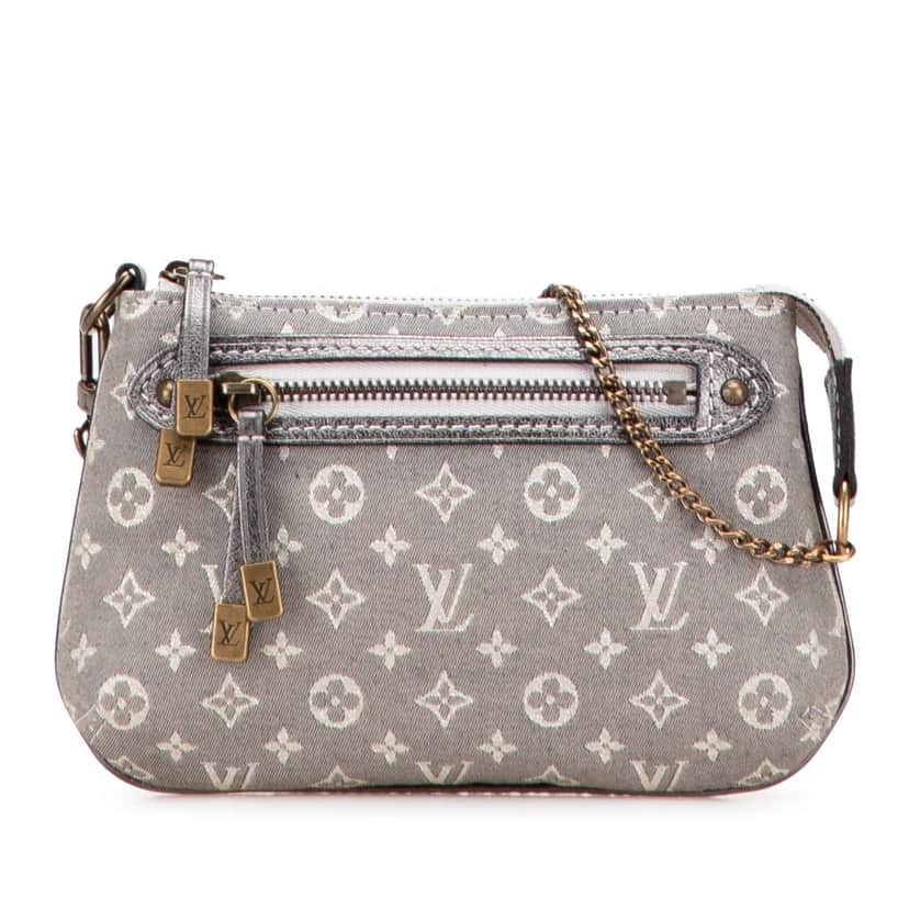 Louis Vuitton Mini Monogram Idylle Pochette Accessoires Grey Canvas Good condition - Front View