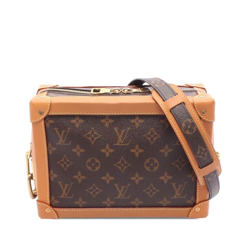 Louis Vuitton Monogram Soft Trunk Brown Canvas Good condition - Front View
