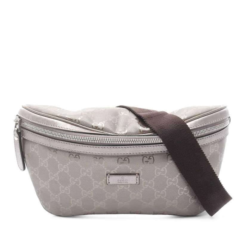 Gucci GG Imprime Belt Bag Brown Canvas Good condition - Front View