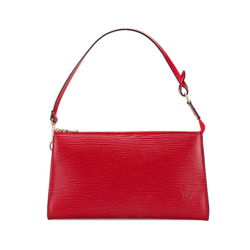 Louis Vuitton Epi Pochette Accessoires Red Leather Good condition - Front View