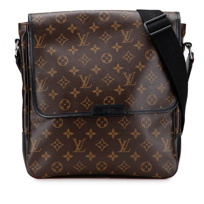 Louis Vuitton Monogram Macassar Bass MM Brown Canvas Good condition - Front View