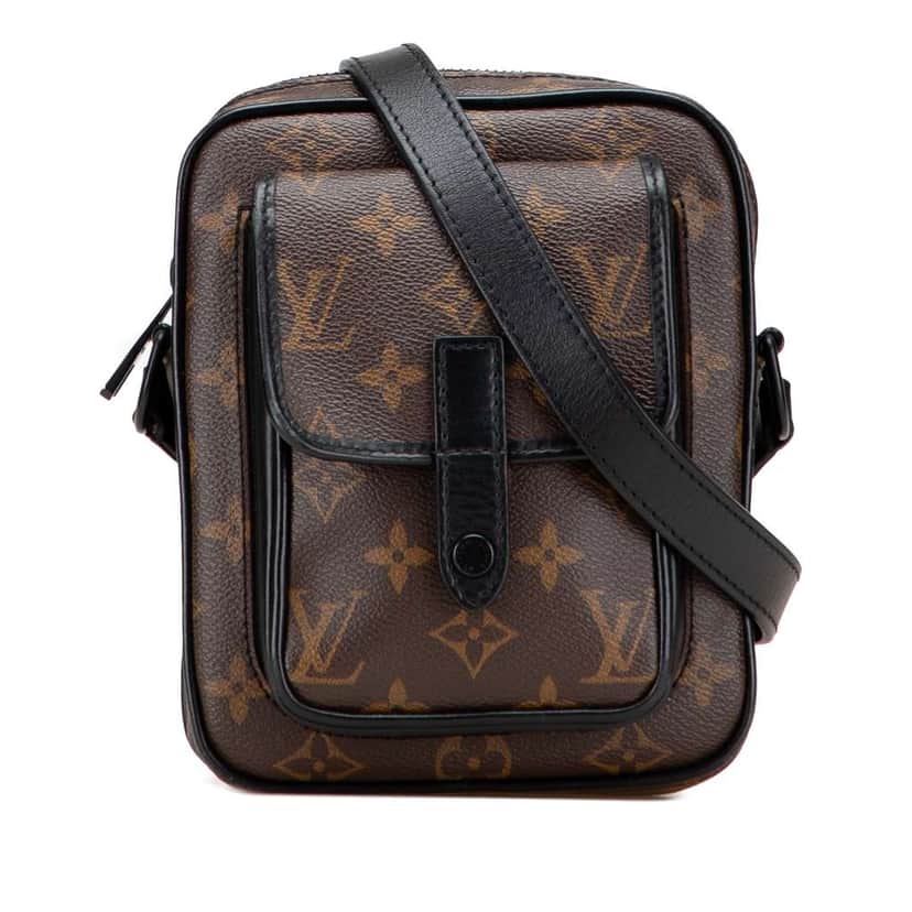 Louis Vuitton Monogram Macassar Christopher Wearable Brown Good condition - Front View