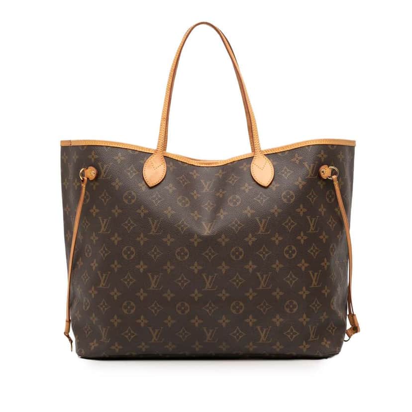 Louis Vuitton Monogram Neverfull GM Brown Good condition - Front View