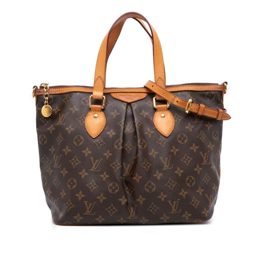 Louis Vuitton Monogram Palermo PM Brown Good condition - Front View