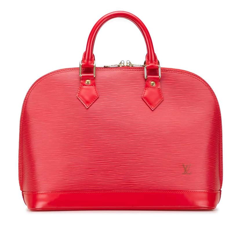Louis Vuitton Epi Alma PM Red Leather Good condition - Front View
