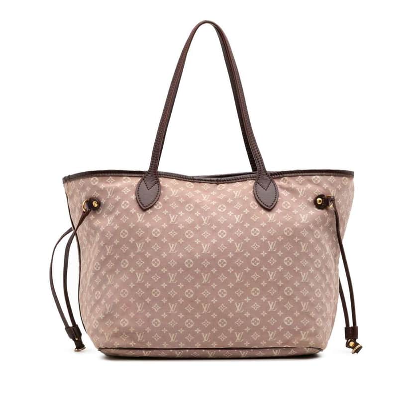 Louis Vuitton Monogram Idylle Neverfull MM Pink Canvas Good condition - Front View