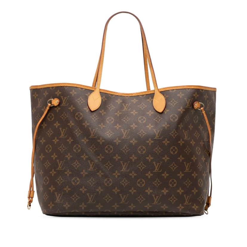 Louis Vuitton Monogram Neverfull GM Brown Good condition - Front View