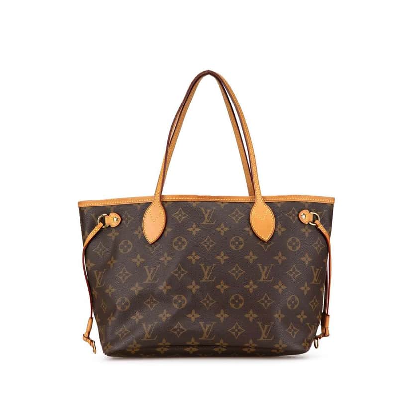Louis Vuitton Monogram Neverfull PM Brown Canvas Good condition - Front View