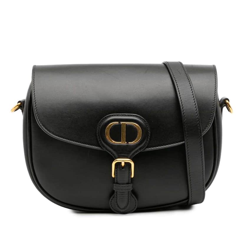 Dior Medium Leather Bobby Crossbody Black Leather Good condition - Front View