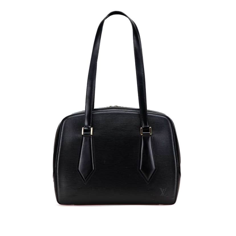 Louis Vuitton Epi Voltaire Black Leather Good condition - Front View