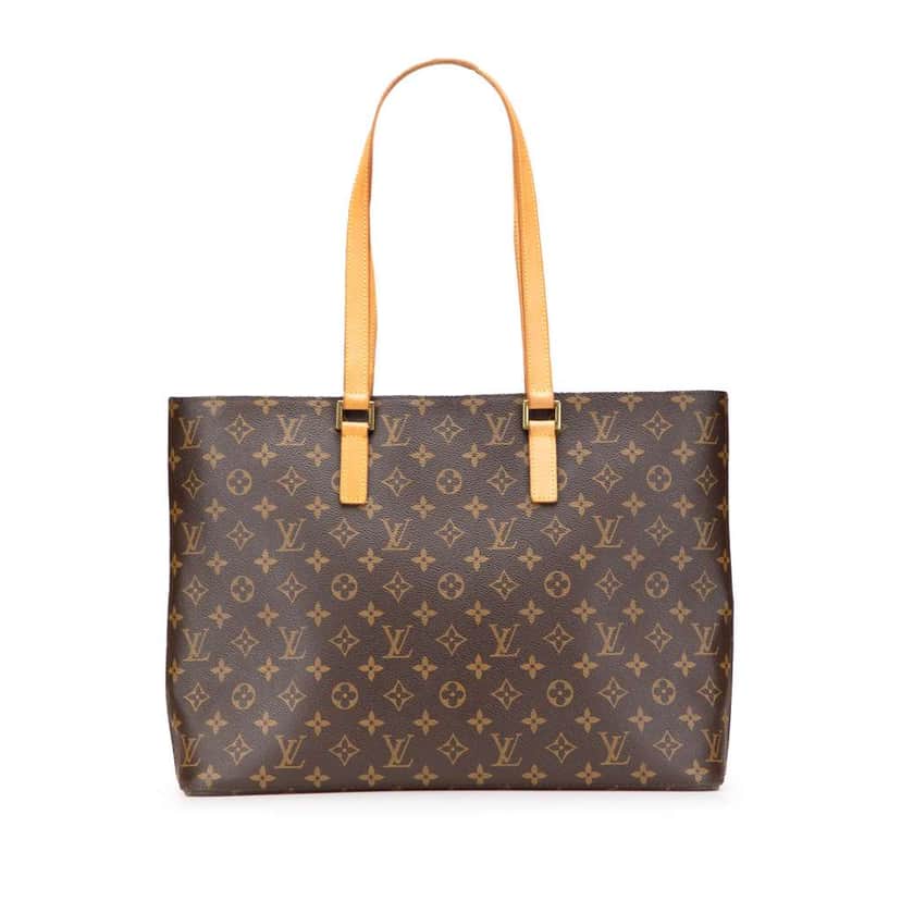 Louis Vuitton Monogram Luco Brown Canvas Good condition - Front View