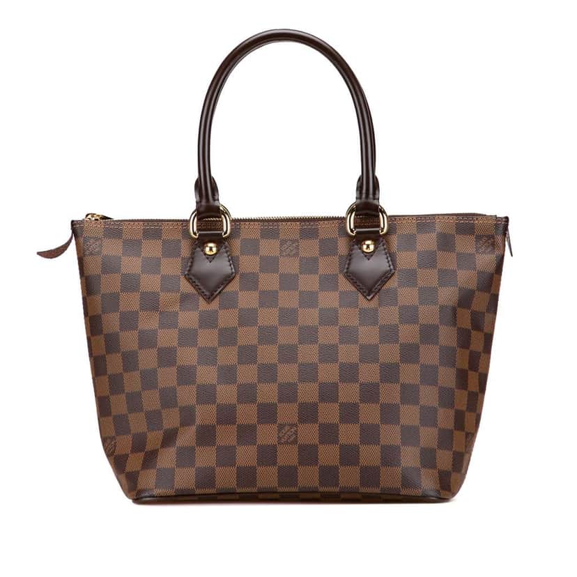 Louis Vuitton Damier Ebene Saleya PM Brown Good condition - Front View