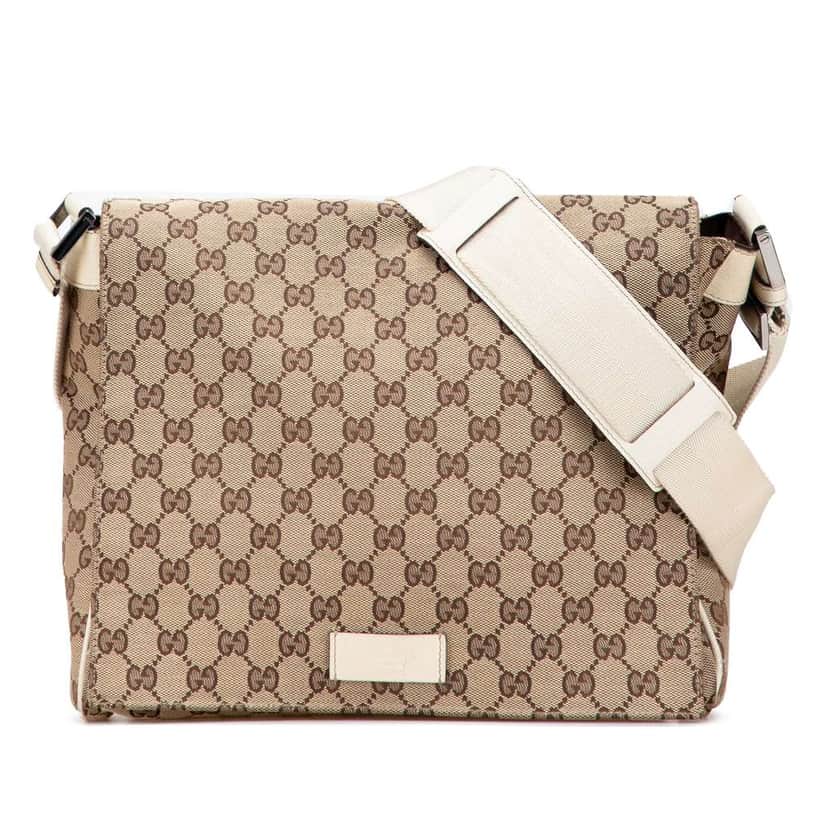 Gucci GG Canvas Crossbody Brown Canvas Good condition - Front View