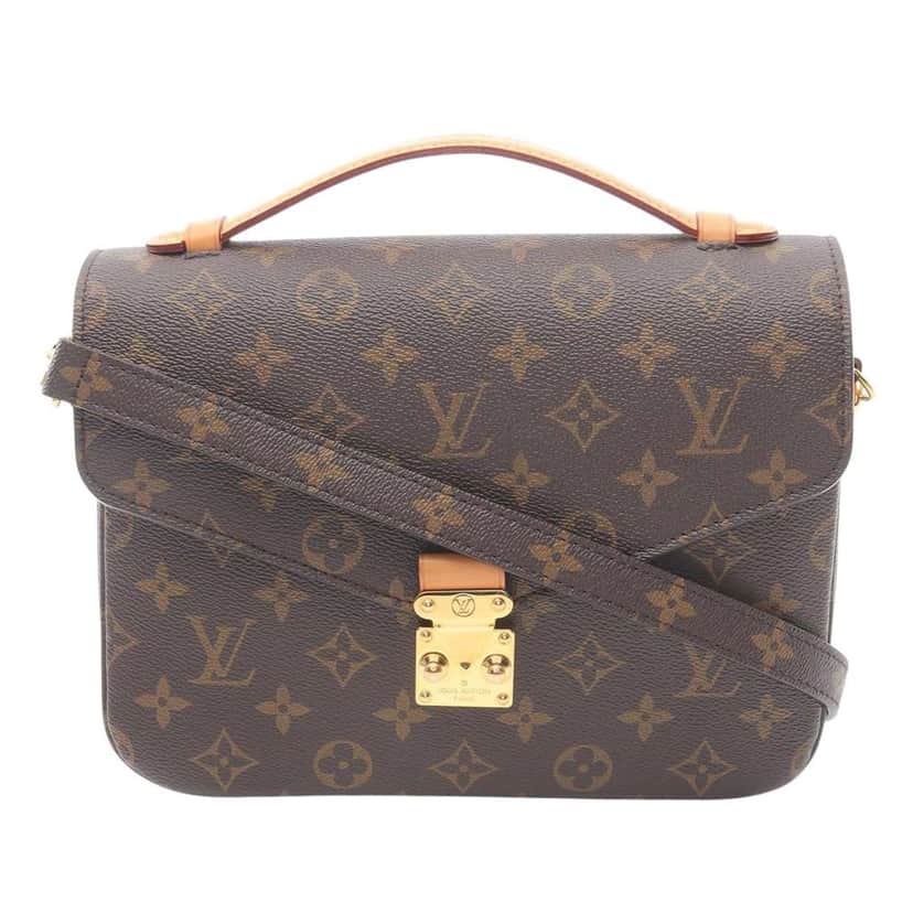Louis Vuitton Monogram Pochette Metis Brown Good condition - Front View