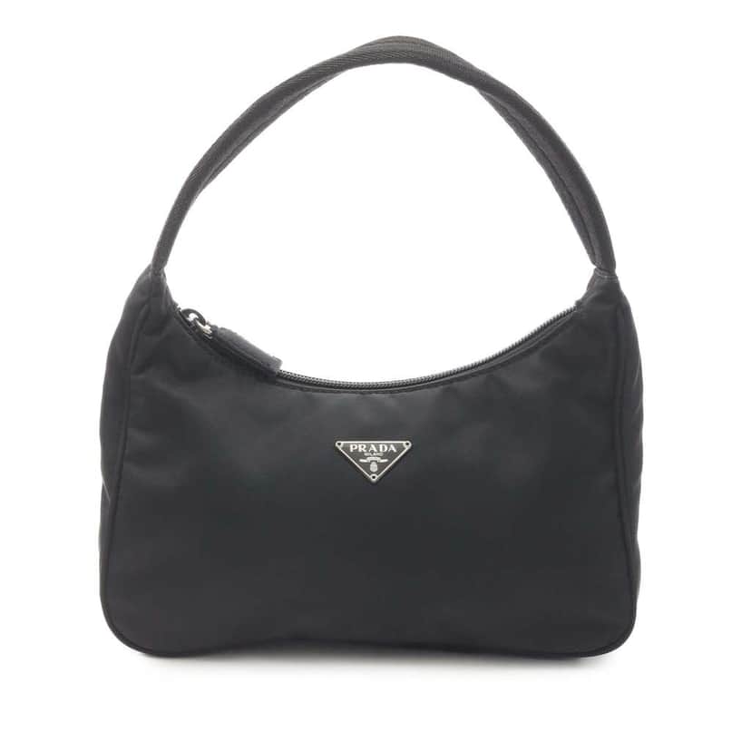 Prada Tessuto Shoulder Bag Black Good condition - Front View