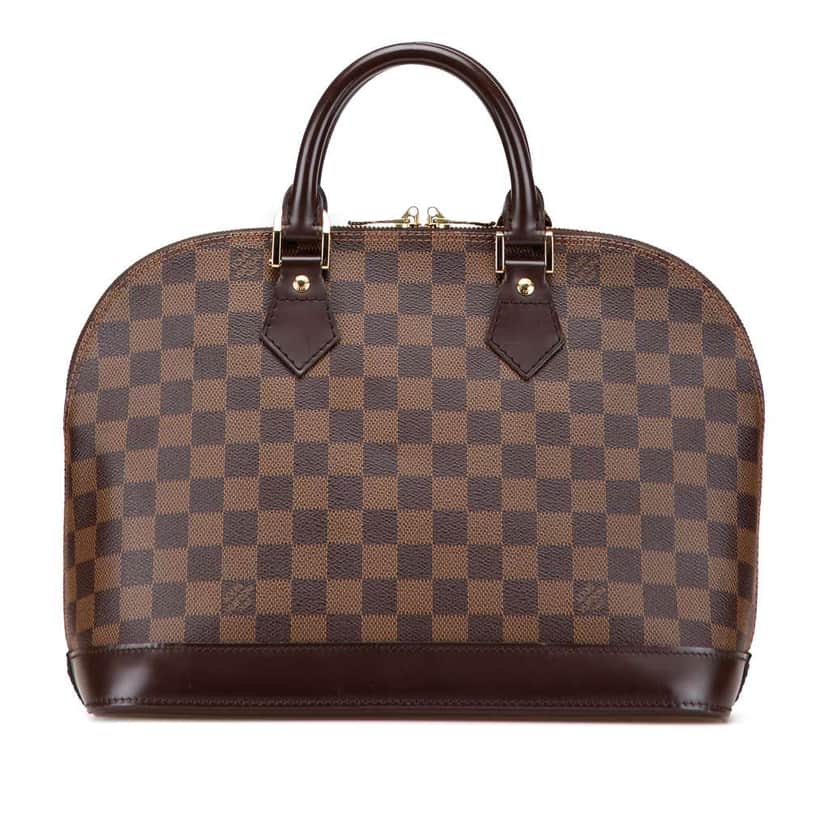 Louis Vuitton Damier Ebene Alma PM Brown Good condition - Front View