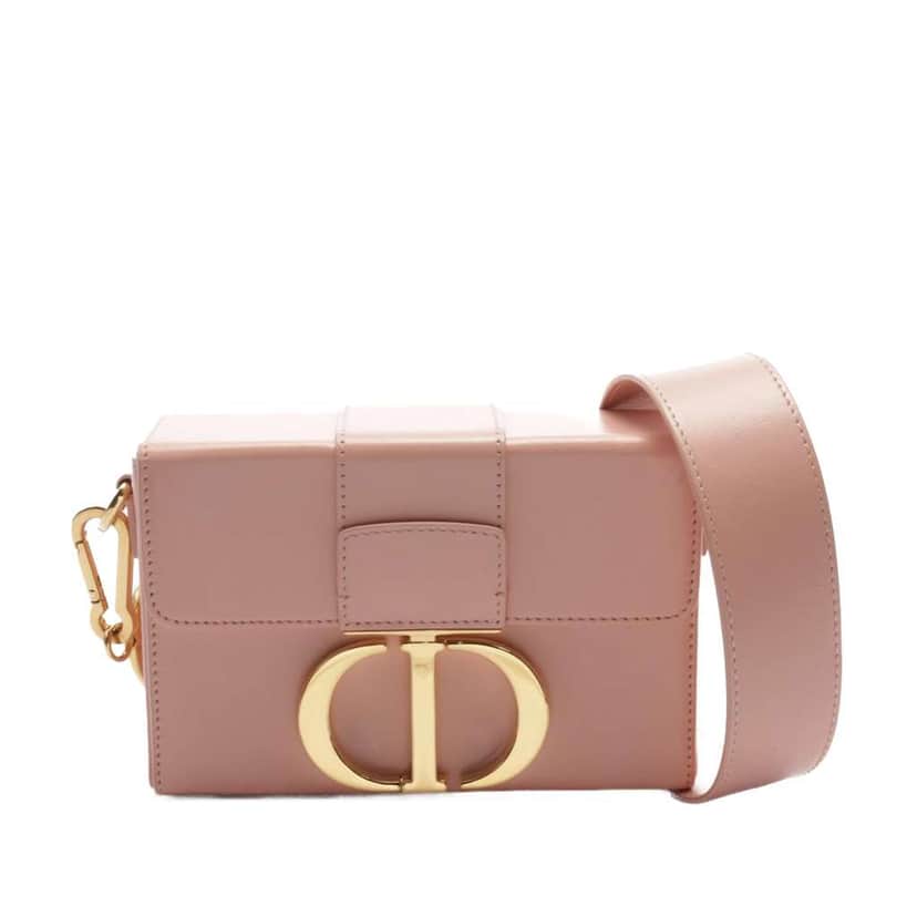 Dior Leather 30 Montaigne Box Bag Pink Leather Good condition - Front View