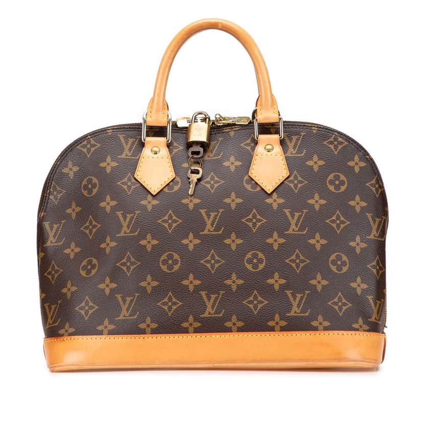 Louis Vuitton Monogram Alma PM Brown Good condition - Front View