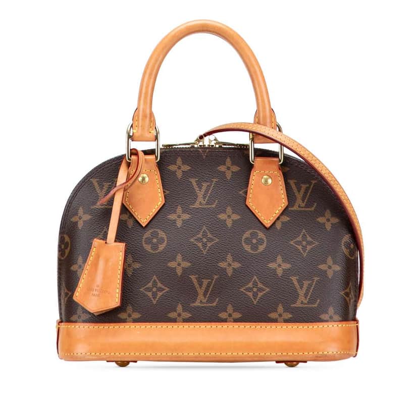 Louis Vuitton Monogram Alma BB Brown Good condition - Front View