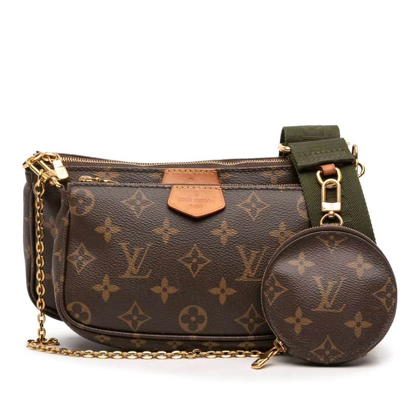 Louis Vuitton Monogram Multi Pochette Accessoires Brown Canvas Good condition - Front View