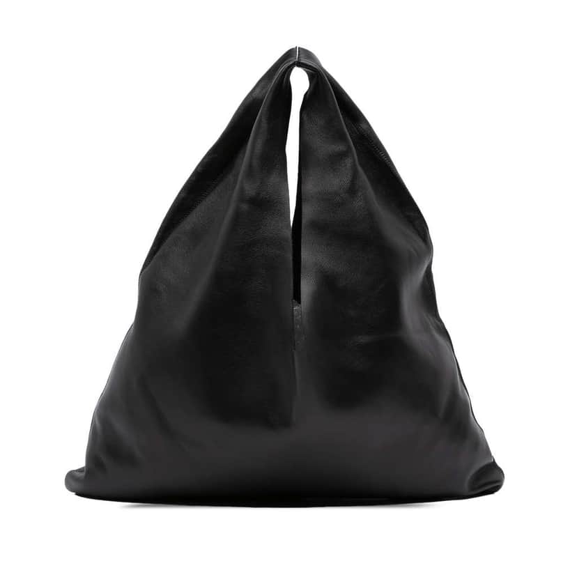 The Row Leather Bindle Hobo Black Leather Good condition - Front View