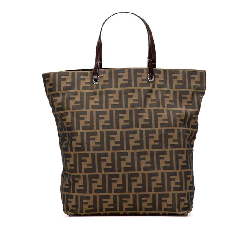Fendi Zucca Canvas Tote Brown Canvas Good condition - Front View